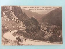 CPA VALLÉE du Suchet à Jougne (25), Vielle Voiture