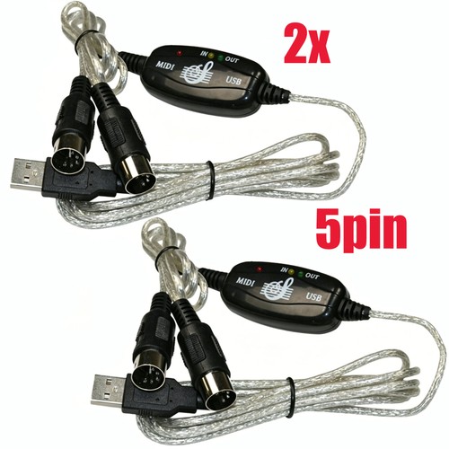 2pcs usb out midi - 2pcs, in-out