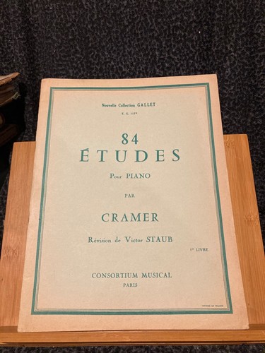 Cramer études pour piano - pour,