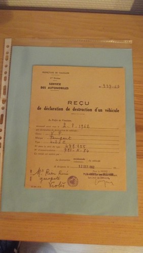 Document peugeot recu - peugeot, de