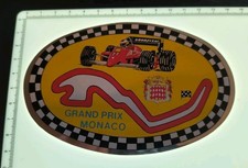 Autocollant Sticker Vintage Grand Prix De Formule 1 De Monaco 