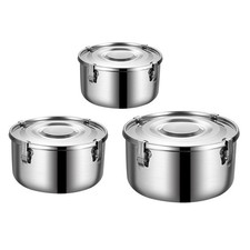 Boîte de préparation de repas en acier inoxydable avec plusieurs couches pour