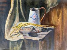 FOND ATELIER BERTRAND MOGNIAT-DUCLOS (1903-1987)- NATURE MORTE AU BOL ET BLÉ