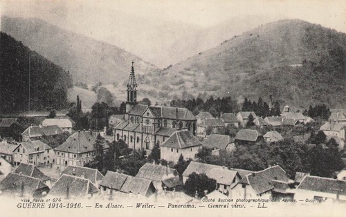 Guerre 1914 alsace - de, en