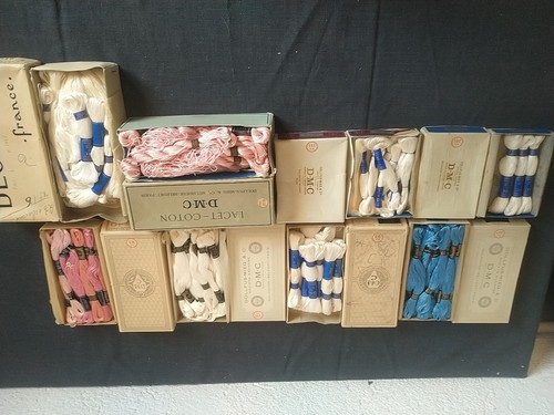 Gros lot 138 échevettes coton