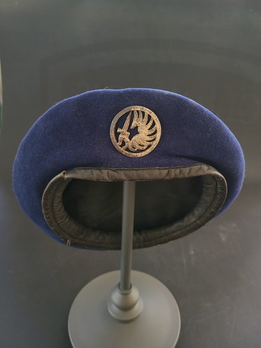 Béret bleu parachutiste - béret,