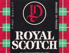 Etiquette de bière - Brasserie Nouvelle de Lutèce - Paris - Royal Scotch