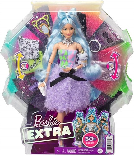 Barbie extra cheveux bleus - barbie,