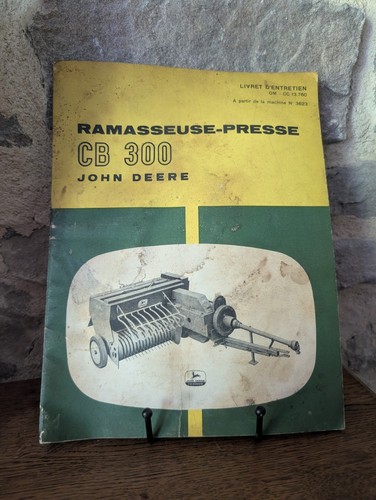 Livret entretien ramasseuse - livret, d'entretien