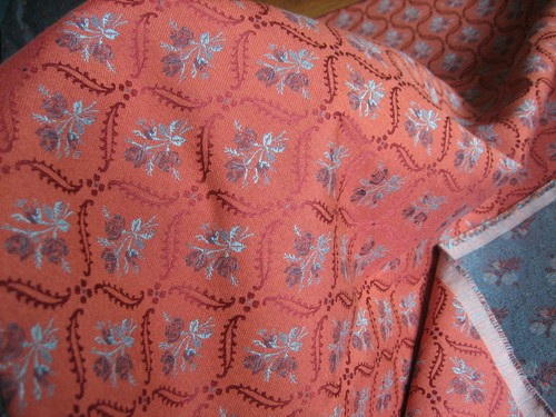 Ancien tissu ameublement - tissu,