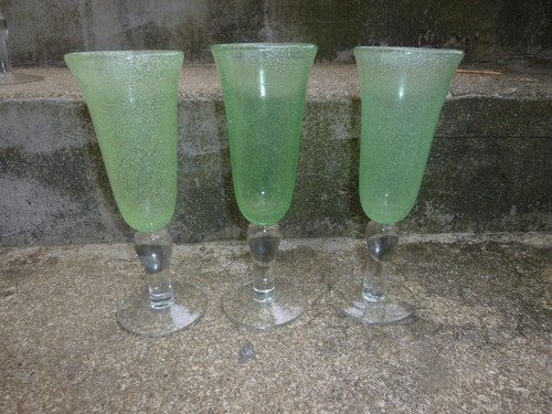 Verre pied en - pied,