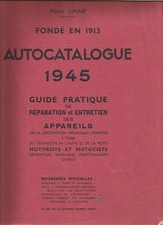 RARE MANUEL AUTOCATALOGUE 1945