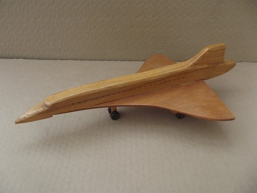 Avion concorde bois art - avion,
