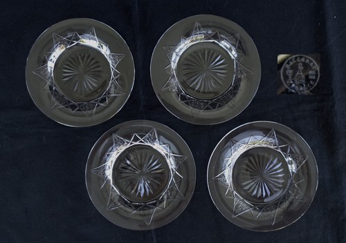 Baccarat assiettes dessert - -, 4