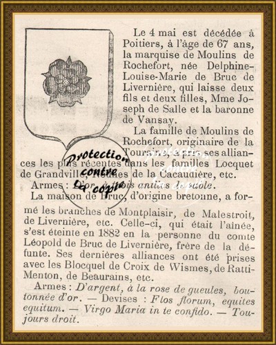 1891 famille moulins de - 1891,