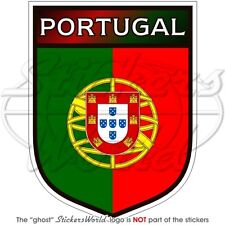 Portugal Portugais Écusson, 100mm Vinyl Sticker, Autocollant