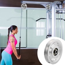 Aluminium Alliage Poulier Poulle Roue Poulle Câble Câble de gymnase Accessoires