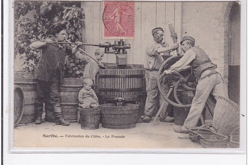 Fabrication cidre dans - la, du