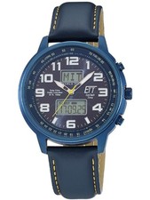ETT Eco Tech Time EGS-11734-32L Montre Homme Solaire Drive Radio-pilotée 48mm...