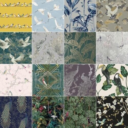 Papier peint oiseaux - papier,