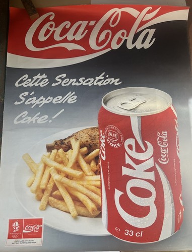 Coca cola affiche originale - affiche,