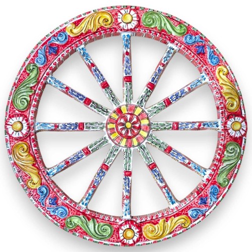 Roue charrette sicile - roue,