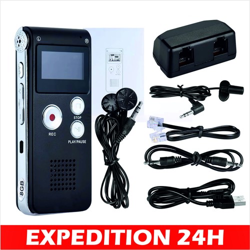 Enregistreur vocal 8gb mini - vocal,