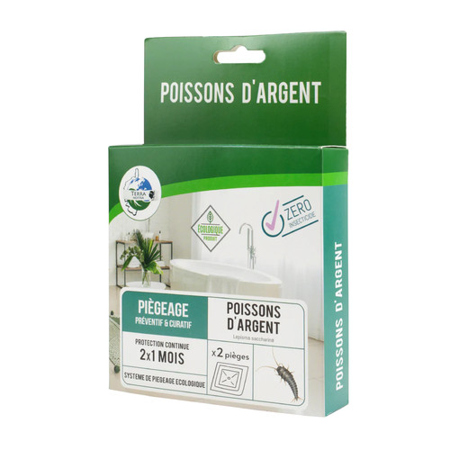 Piège poisson argent - d'argent,