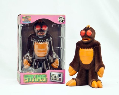 Staks flocked brown sleestak - staks,