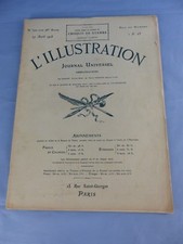 revue magazine L' ILLUSTRATION du 27 avril 1918 journal universel