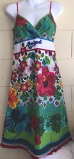 Desigual Floral Summer Dress Size 36 or XS 