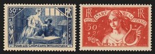 France n°307/308, série complète 1935, neufs ** sans charnière COTE 141€ - TB