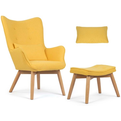 Fauteuil oreilles jaune - fauteuil,