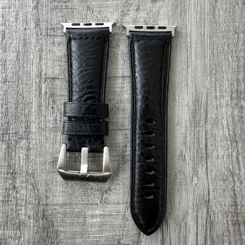 Hommes cuir noir bracelet - cuir,