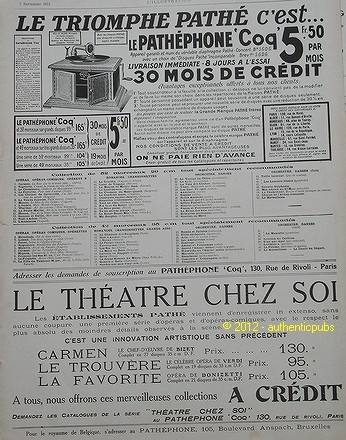 Publicite ancienne pathe - publicite,