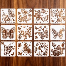 12 Pcs Pochoirs réutilisables