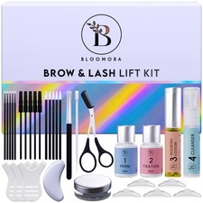 Kit Rehaussement de Cils Brow Lift Kit Sourcil Solution 2 en 1 Durée de 6-8 S...