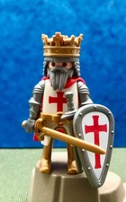 Playmobil Chevalier Knight Roi King Croisé Soldat Crusader 4670 Château Custom