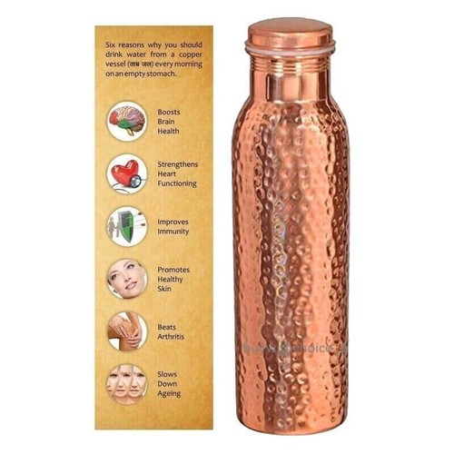Bouteille eau cuivre 100 - bouteille, en