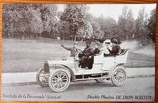 CPA, VOITURE Ancienne Double Phaéton DE DION-BOUTON, Tombola de la Décennale