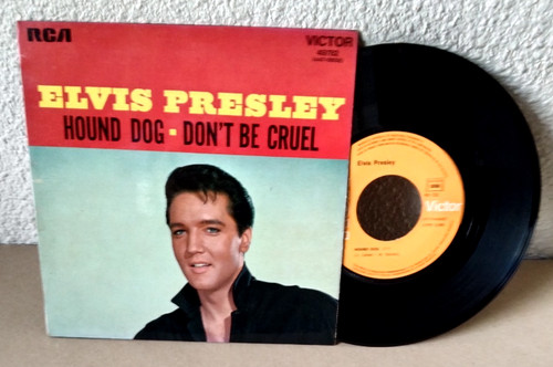 45t elvis presley hound - elvis,