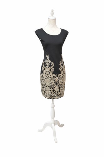 Robe moulante noir - moulante,