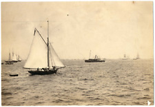 Angleterre, Solent, bras de mer qui sépare l'île de Wight de l'Anglete