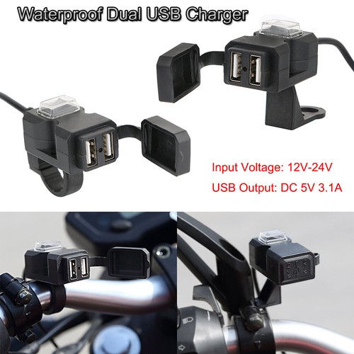 Dual chargeur prise usb moto - prise,