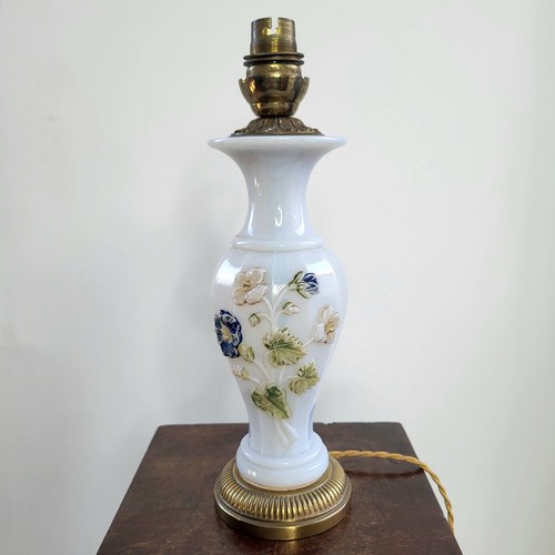 Pied lampe opaline - pied, en