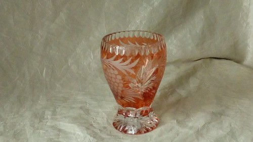 Vase violette cristal de - vase, a