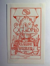 Libris claude buret pour - ex-libris,
