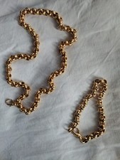 Collier + Bracelet en OR 18