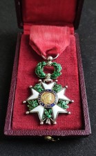 LÉGION D'HONNEUR 3e RÉPUBLIQUE 1870 CHEVALIER LUXE BIJOUTIER CENTRE OR 3 PARTIES