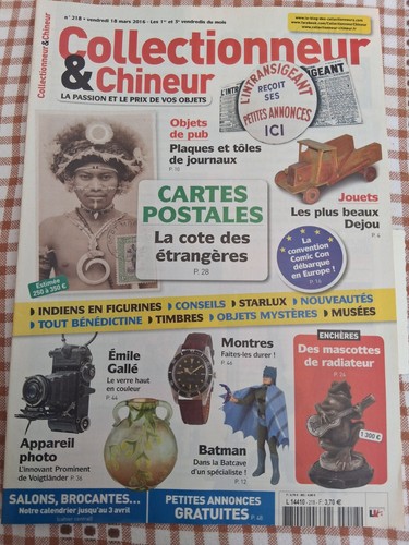 Collectionneur chineur 2016 - collectionneur, n